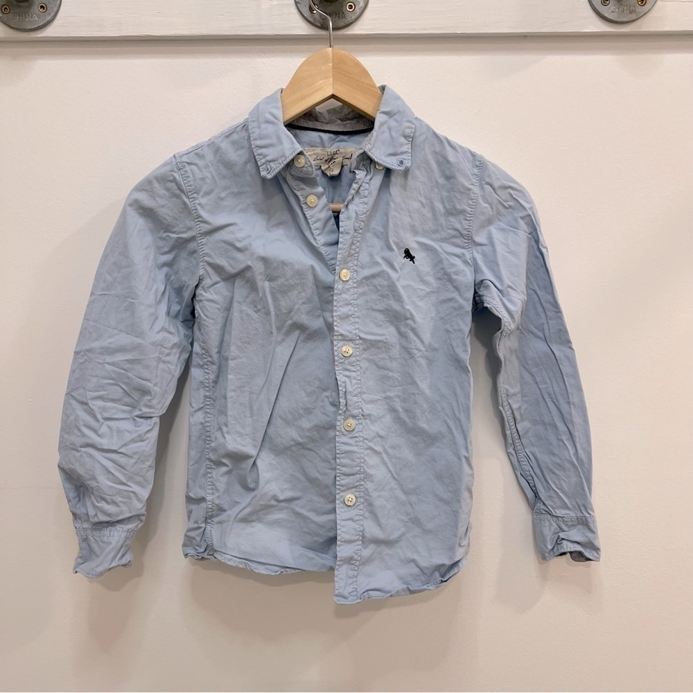 HM Label of Graded Goods LOGG boys blue dress shirt